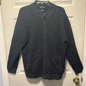 Pendleton Men's Dark Gray Zip-Up Sweater